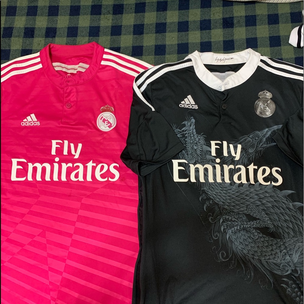 Real Madrid Y3 2014 away and third kit size medium